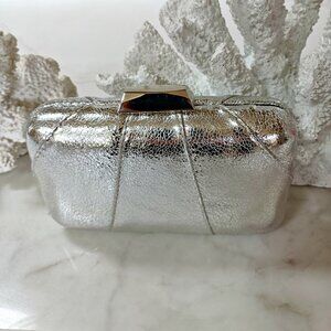 NEW! SHIMMERY HARD BOX HANDBAG CLUTCH